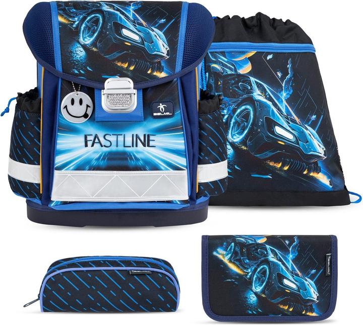 Belmil CLASSY Schulrucksack-Set Fastline (19 l)