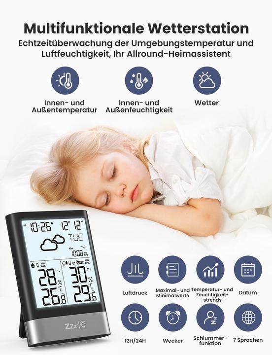 Actual product image Liorque Funkwetterstation