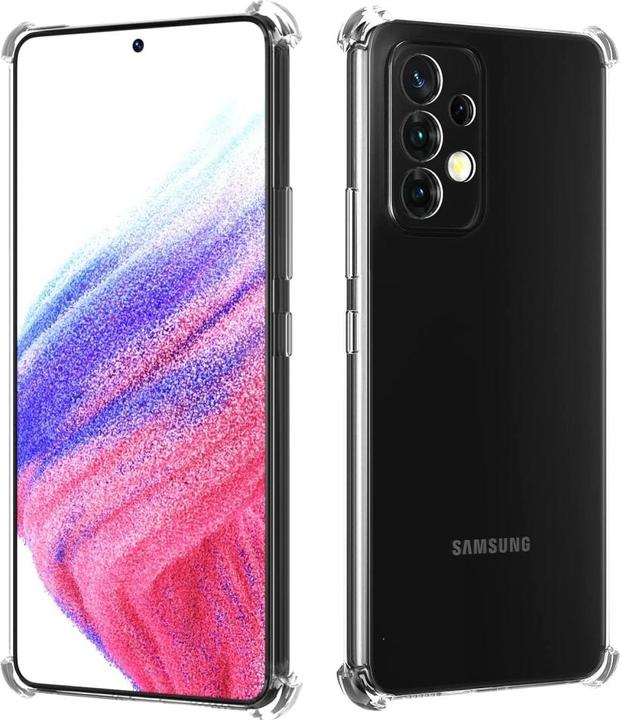 Actual product image Screenguard Apple iPhone 13 Pro Max Case Crystal Soft Airbag Bumper (Samsung Galaxy A53 5G)