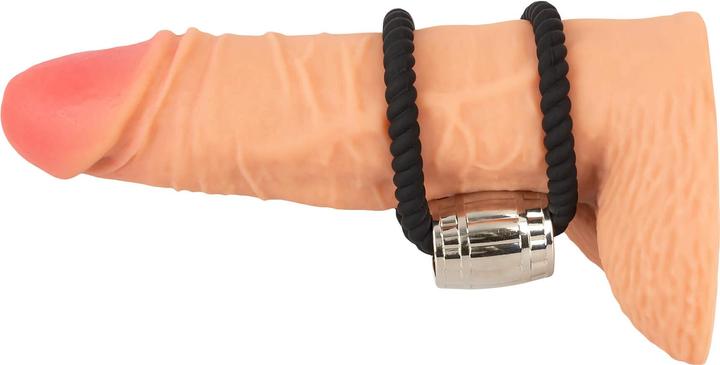 Actual product image Rebel Heavy Rope Cock Strap with two Loops (5.50 cm)
