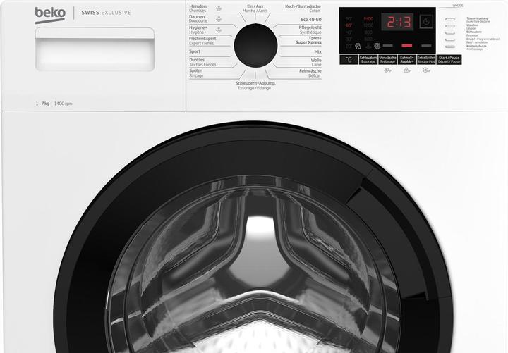 Actual product image Beko Washing machine WM207, 7kg (7 kg, Left)