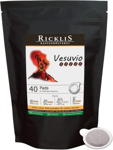 RickliS Kaffeerösterei Vesuvio (40 x Porta.)