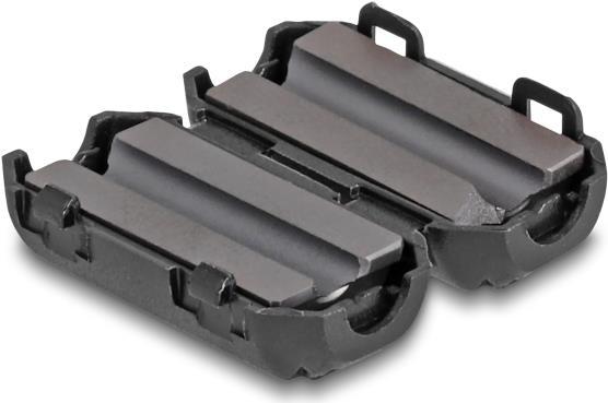 Actual product image Delock Ferrite core / ferrite ring for round cable 3.5 mm 2 pieces