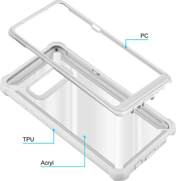 Image du produit Cadorabo Couverture acrylique hybride 2 en 1 (Samsung Galaxy Note 8)