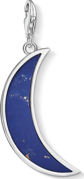 Actual product image Thomas Sabo Charm pendant moon dark blue (Silver)