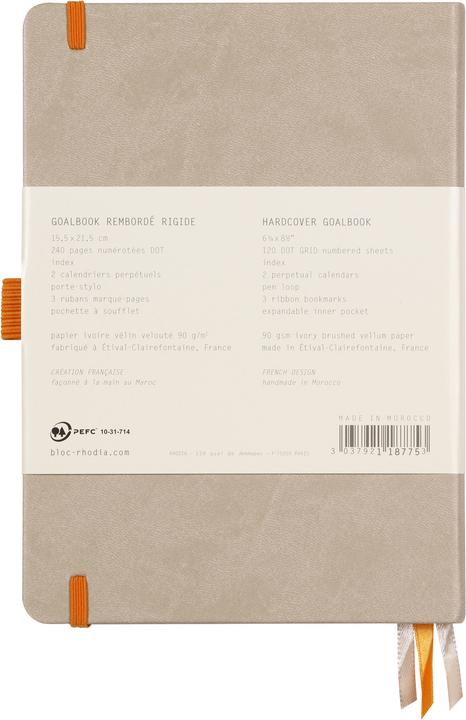 Image du produit Rhodia Carnets de notes et cahiers Rho (A5, Règle spéciale, Couverture rigide)