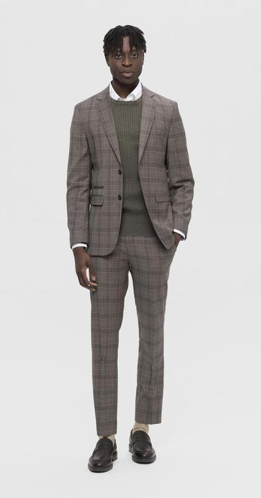 Actual product image Selected Homme Plaid Single Breasted Blazer (98)