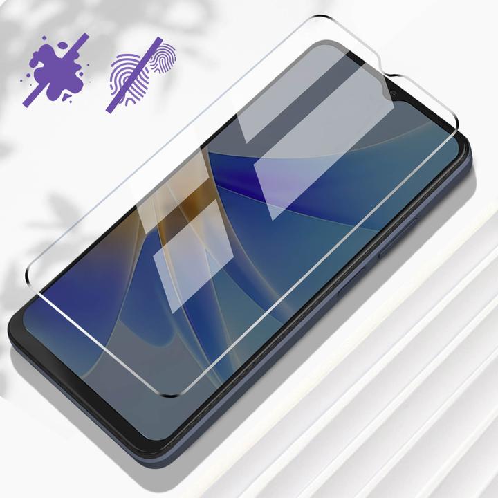 Actual product image Avizar 9H hardness glass display protection film (1 Piece, Realme C33)