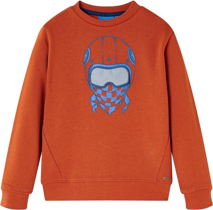 Produktbild VidaXL Kinder-Sweatshirt Rostbraun 128,Material: 92 % Baumwolle. 8 (128)