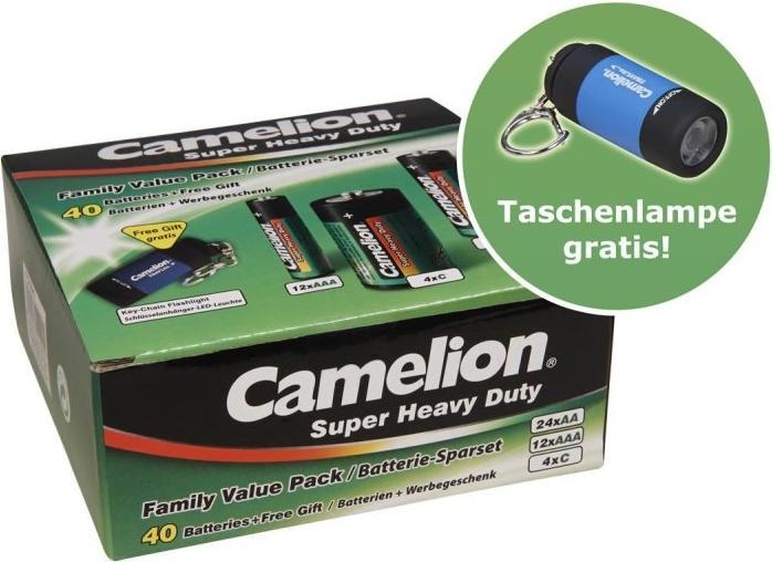 Immagine prodotto Camelion Set di batterie Micro, Mignon, Ba (40 pz., AA, AAA)