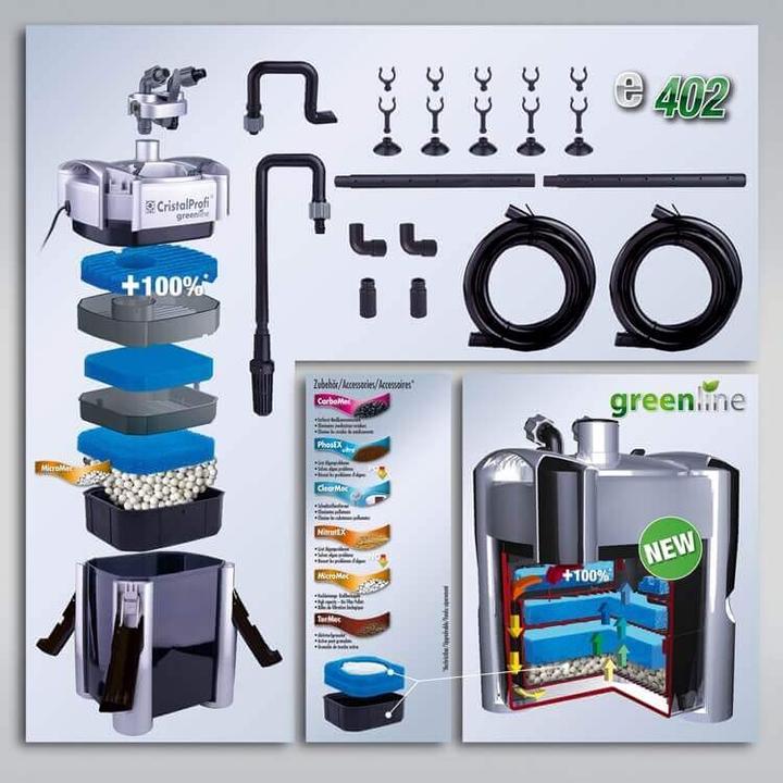 Immagine prodotto JBL Aquaristik und Terraristik Cristalprofi (120 l, Filtri esterni, Acqua salata)