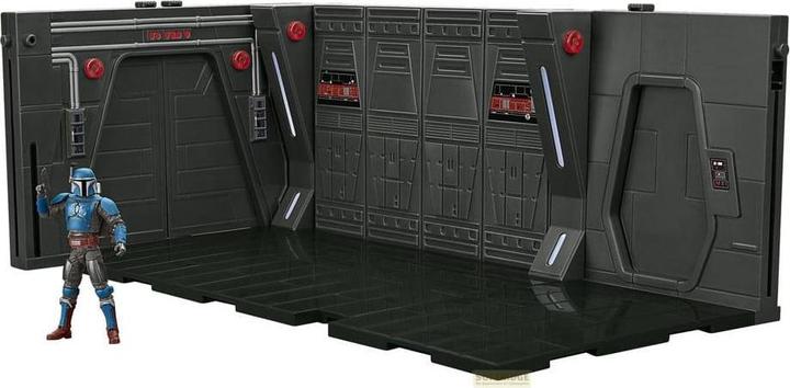 Produktbild Hasbro Star Wars: The Mandalorian Vintage Collection Moff Gideon's Imperial Light Cruiser Hallway mit Manda