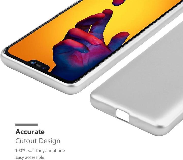 Productafbeelding Cadorabo TPU Matte Metallic hoes (Huawei Nova 3E)