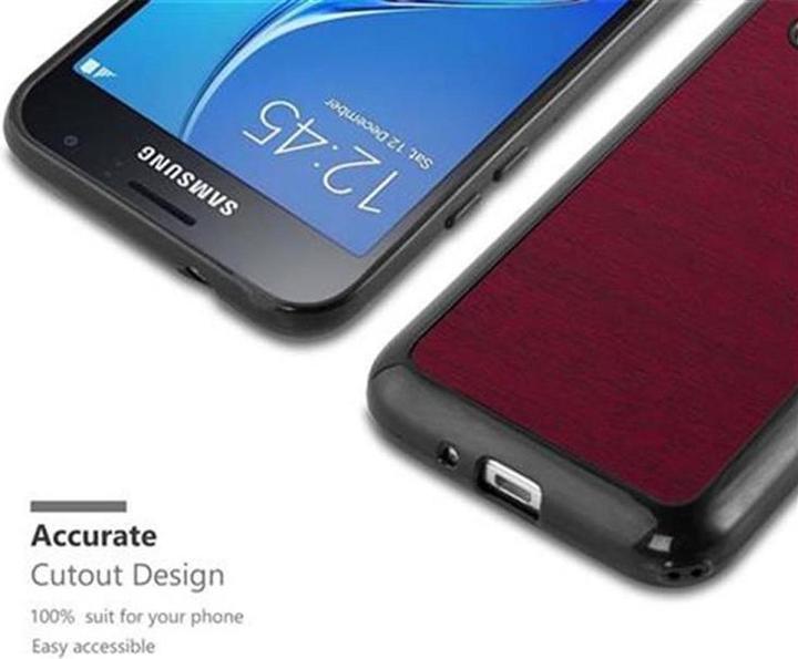 Image du produit Cadorabo Couverture en bois TPU (Samsung Galaxy J1 (2016))