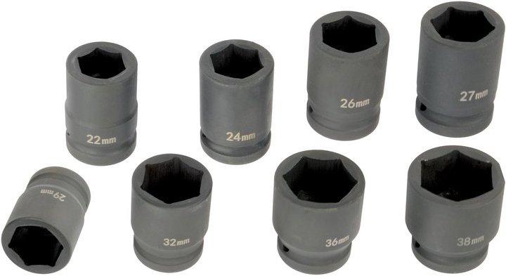 Immagine prodotto Mannesmann Set di prese elettriche 3/4" 8 pezzi in scatola
