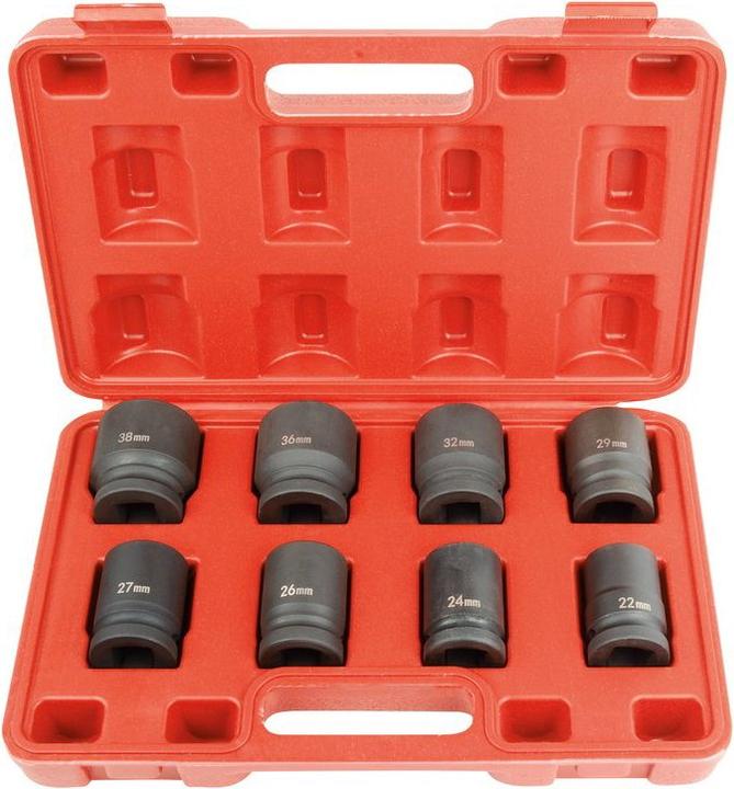 Immagine prodotto Mannesmann Set di prese elettriche 3/4" 8 pezzi in scatola
