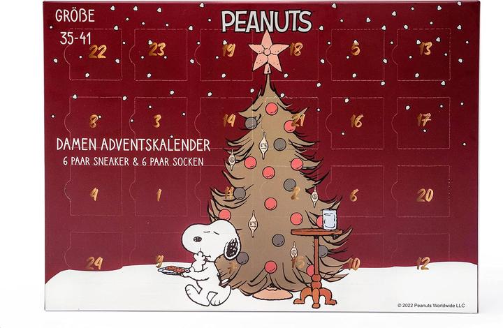 Produktbild Sockswear Peanuts Weihnachtskalender (35 - 41)