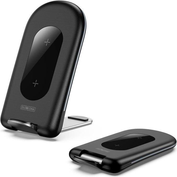 Duzzona W2 Wireless Charger Stand - Schwarz (15 W)