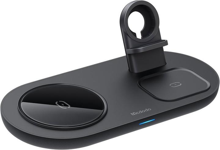 Actual product image Mcdodo 3 in 1 Wireless Charger 15W - Black (15 W)