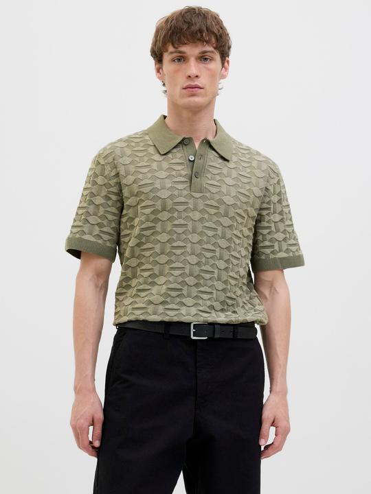 Produktbild Jack & Jones Jprkalvin Knit Polo Ss Styd Ss25 (XL)