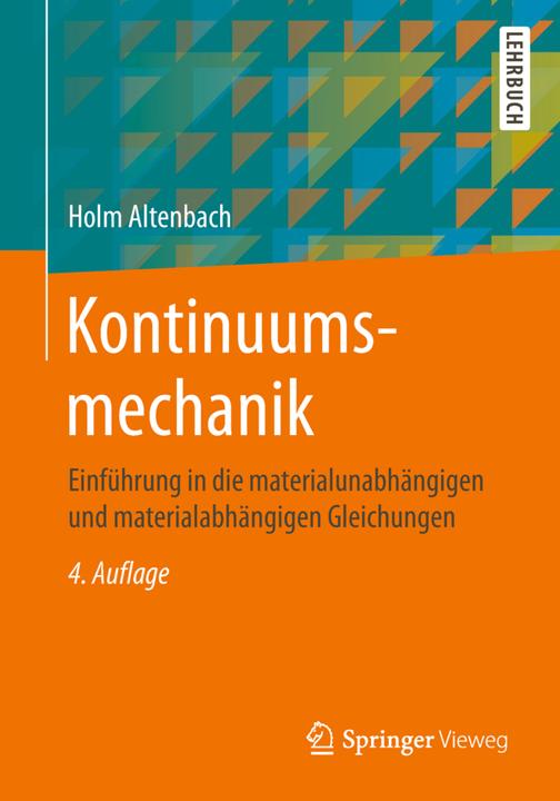 Actual product image Kontinuumsmechanik (Dutch, Holm Altenbach, 2018)