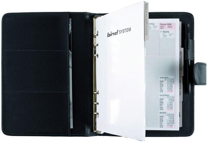 Actual product image Bind System planner DIN A5, imitation leather, press stud, 15501 (A5, Hardcover)