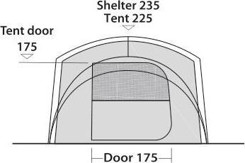 Image du produit Easy Camp Tente dôme Camp Shelter, 6 personnes (Tente igloo, 12 kg, 6 personnes)