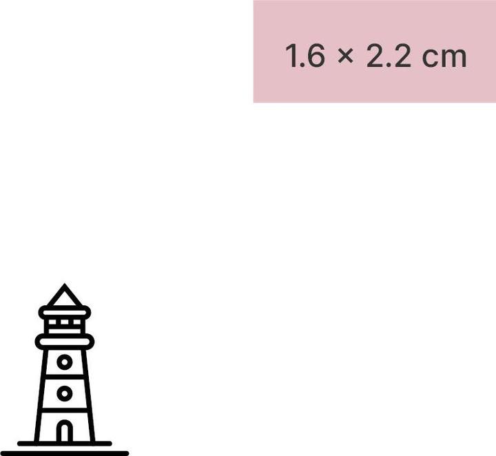 Image du produit minink Tatouage temporaire - Grand phare