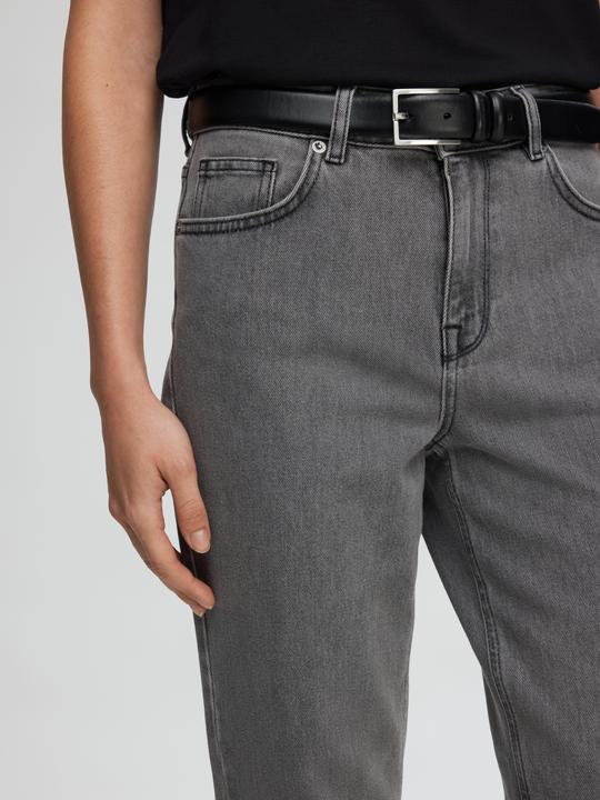 Actual product image Selected Femme Slfalice Mw Straight Eloise Grey Jeans (W31/L34)