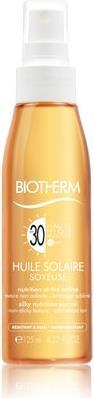 Biotherm Huile Solaire Soyeuse (Spray solare, Olio abbronzatura, SPF 30, 125 ml, 145 g)