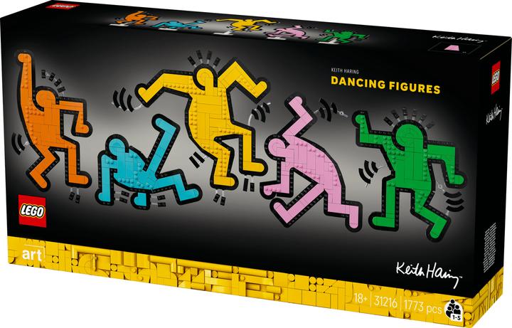 LEGO Keith Haring – Tanzende Figuren (LEGO Art)