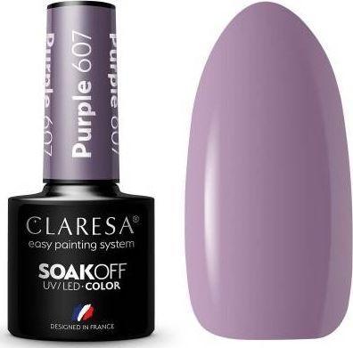 Claresa Soak Off UV/LED Purple hybrid varnish 607 5g | (UV-Gel Lack)