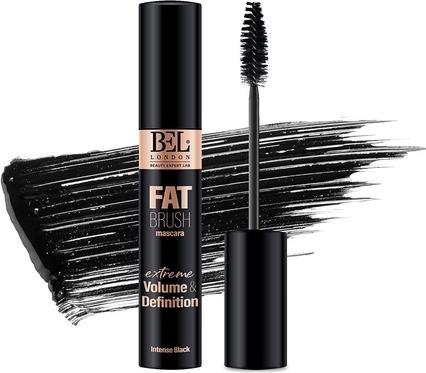Image du produit BEL London Fat Brush Mascara Volumisant et Allongeant - Noir pour des cils définis, épais et bouclés - Premium