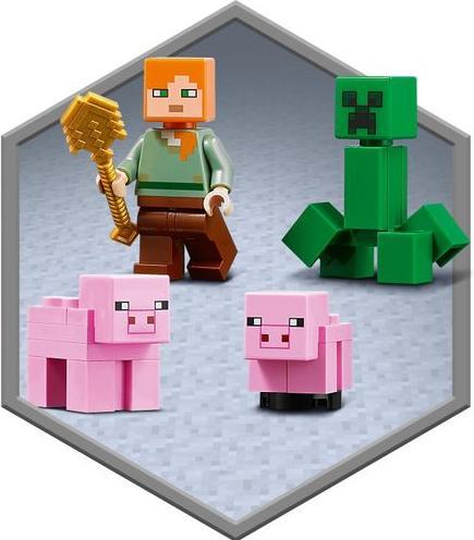 Actual product image LEGO The Pig House (21170, LEGO Minecraft)