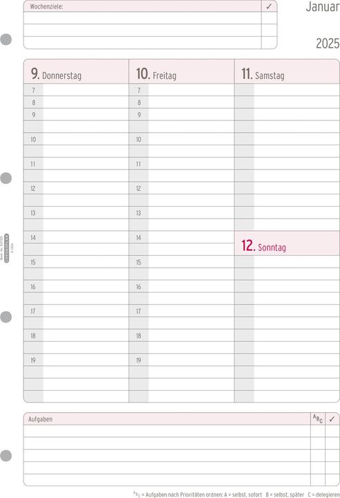 Produktbild Chronoplan Wochenplan (A4, Deutsch)
