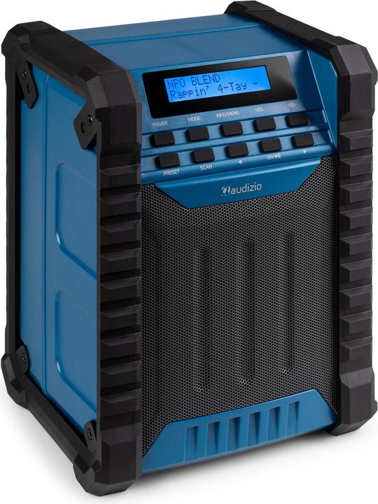 Actual product image Audizio Baustellenradio Temi Blau, Radio Tuner: FM, DAB+ (FM, DAB+, Bluetooth)