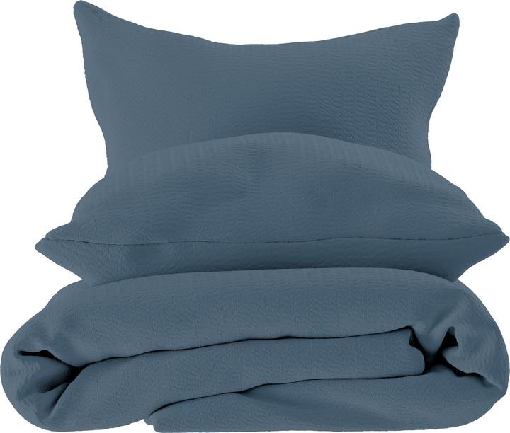 Actual product image Lotus Bettwaren Bed Linen Satin Seersucker uni (Bedding set, 50 x 70 cm)