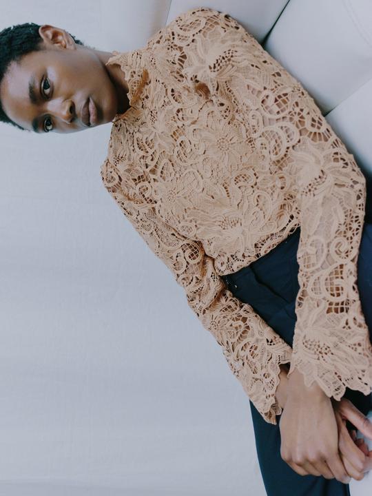 Actual product image Vila Lace top with long sleeves (38)