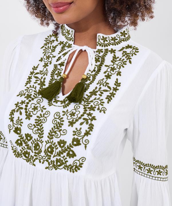Produktbild Joe Browns Floral Embroidered Crinkle Tunic Top (16)