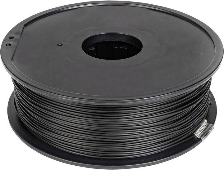 Actual product image Renkforce RF-5167482 PLA-LW Light Weight Filament PLA 1.75 mm 1 kg Black (mat (PLA, 1.75 mm, 1000 g, Black)