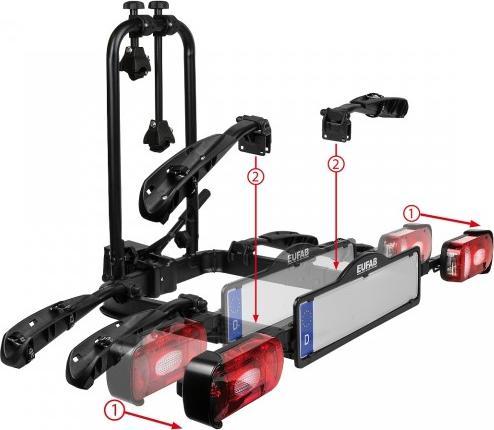 Actual product image Eufab Erweiterung 3. Fahrrad für Fahrradträger CrowPlus