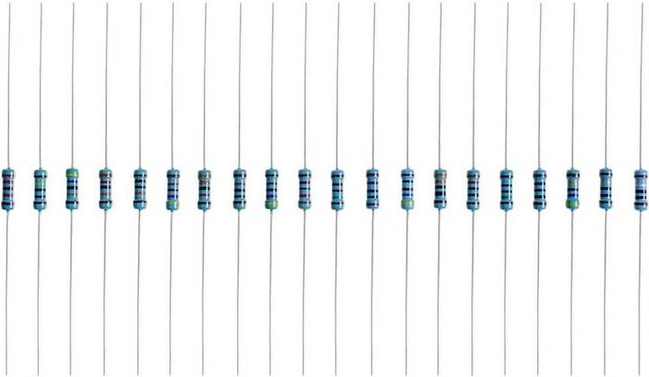 Produktbild Quadrios 201711P004 Metallschicht-Widerstand Sortiment axial bedrahtet 0.5 W 1 % 400 St.