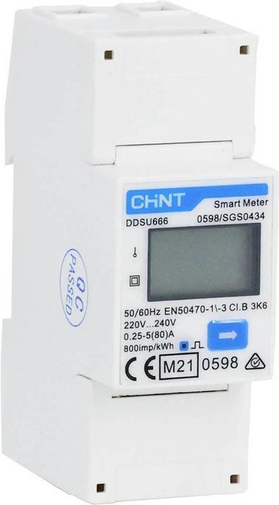 Chint G DDSU666 220/230V 5(80)A RS485 2P MID Drehstromzähler digital MID-konfo