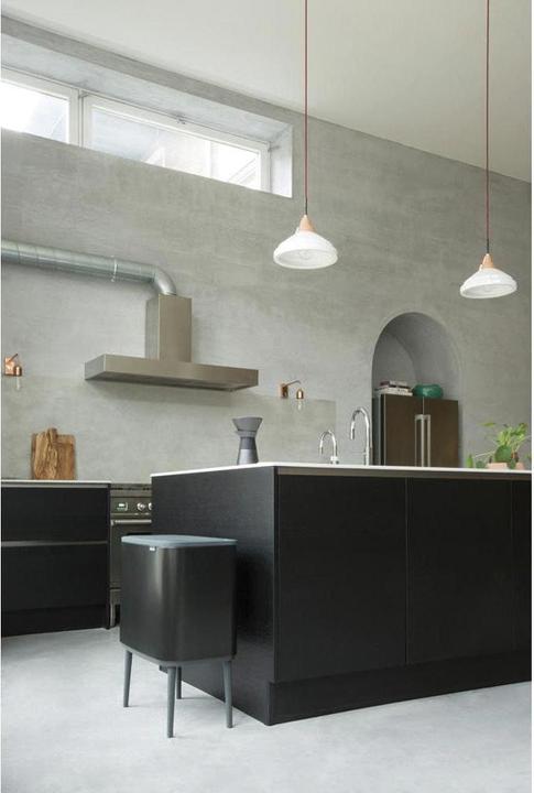 Image du produit Brabantia Bac de recyclage Bo Touch Bin noir (33 l)