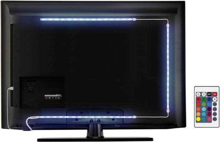 Produktbild Sygonix SY-5225288 LED-Lichtleisten-Komplettset (RGB, 150 cm, Indoor)