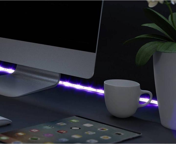 Produktbild Sygonix SY-5225288 LED-Lichtleisten-Komplettset (RGB, 150 cm, Indoor)