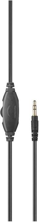 Actual product image Renkforce RF-HS-130 On Ear Headphones Wired Stereo Black Headband (Cable)