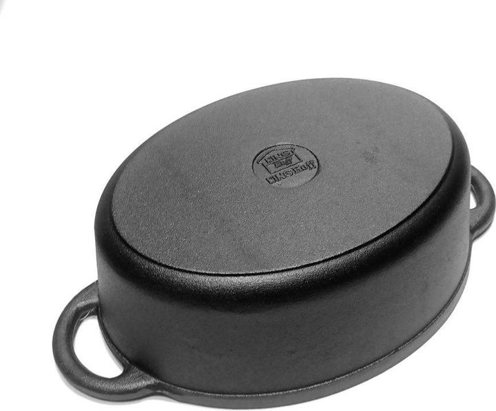 Produktbild Kinghoff Cast iron frying pan 33cm 6,2L KH-1111 (Bräter + Schmortopf, Gusseisen)