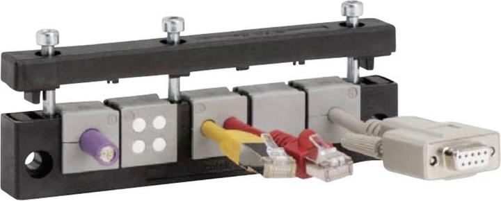 Actual product image Tru Components KEL-E4 Cable entry strip clamp-O max. 16 mm polyamide black 1 pc. (Cable hole, 12 cm)