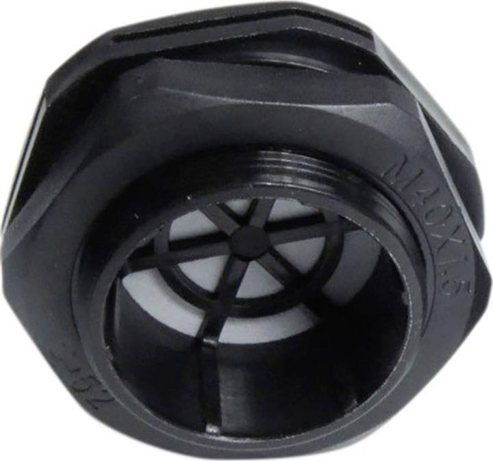 Actual product image Tru Components HX-PF-M40 Pressure compensation element M40 PA66 Black 1 pc.